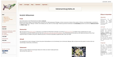 Kakteensammlung Holzheu